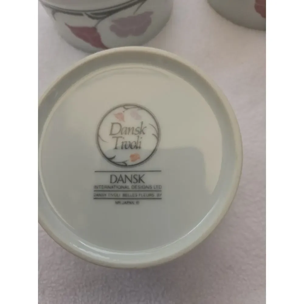 Set of 3 Vintage Dansk Tivoli Belle Fleurs Ramekins No Chips